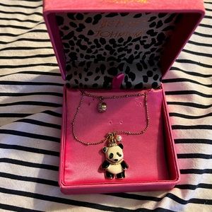 Betsey Johnson Panda Necklace